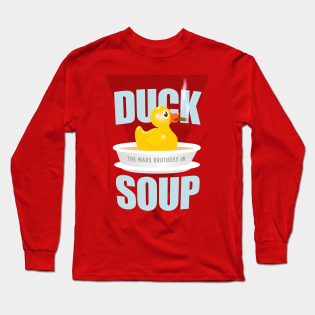 Duck Soup - Alternative Movie Poster Long Sleeve T-Shirt by MoviePosterBoy